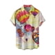thumbnail image 1 of Summer New Men's Printed Slim Fit Shirt Large Fashion Casual Short Sleeve Shirt MenXL, 1 of 4