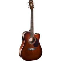 Cort MR500EBR Dreadnought Acoustic-Electric Cutaway Guitar - Brown Burst
