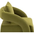 thumbnail image 5 of Tabaray Accent Chair with Ottoman, Velvet Modern Living Room Chairs, Comfy Armchair with Footrest Pillow, Cozy Side Chair for Living Room, Bedroom, Waiting Room, Office, Club, Olive Green, 5 of 18