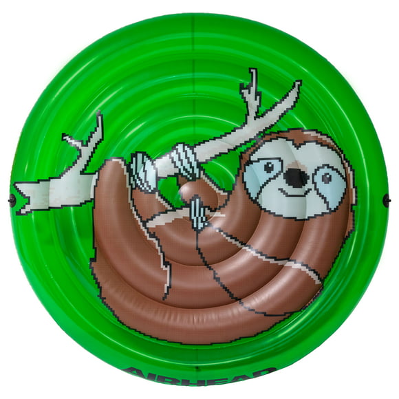 Airhead Float Tube AHPF-068 Pool Float - Pixel Green Sloth