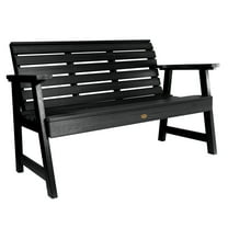 highwoodÂ® Eco-Friendly Recycled Plastic Weatherly Garden Bench, 4'