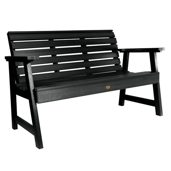 highwoodÂ® Eco-Friendly Recycled Plastic Weatherly Garden Bench, 4'