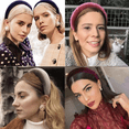 thumbnail image 5 of Diademas Diademas Para El Cabello Para Mujer - 6 Piezas Accesorios Diademas Acolchadas De Terciopelo Diademas Lindas Y De Moda Para Niñas Vintage Gruesas, 5 of 5