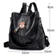 thumbnail image 4 of Mochila vintage de cuero suave para mujer, mochilas escolares de moda para adolescentes y niñas, mochilas escolares de alta calidad, mochilas de viaje para mujer, 4 of 5