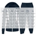 thumbnail image 3 of Sweatsuits for Women 2pcs Outfits Relaxed Fit Zip Up Hooded Jackets Casual Drawstring Waist Jogger Pants Fall Winter Workout Sets Navy L, 3 of 9