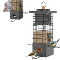 thumbnail image 1 of Comedero para pájaros KRUOO, de metal, a prueba de ardillas, 1,13 kg de capacidad, colgante, 1 of 6