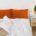 thumbnail image 2 of Unique Bargains 2 Pack 300TC Cotton Solid Pillowcases Orange 20" x 36", 2 of 8