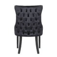 thumbnail image 5 of Stonefort Chair (wood legs) SET OF 6 IN BLACK COLOR, 5 of 5