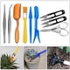 thumbnail image 5 of Juego de herramientas de jardinería, 12 Uds., tijeras para carne, pala para fresar, cepillo cortador de ollas, 5 of 5