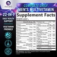 thumbnail image 2 of Men's Multivitamins Supplement - Complete Daily Multivitamin for Men with Vitamin B12, A, C, D, E, Zinc, Calcium, Iron, Folate - Immune Health & Energy Support - High Potency & Non-GMO - 60 Capsules, 2 of 9