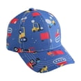 thumbnail image 5 of Kids Baseball Cap With Excavator Truck Print Casual Daily Wear Hat For Toddlers Boys, 5 of 6