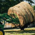 thumbnail image 5 of Titan Attachments 50-in Pallet Fork Frame Attachment, 4,000 LB Capacity, Receiver Hitch, 49-in Hay Spears, and Stabilizers, Fits JD Loaders, 5 of 10
