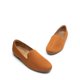 thumbnail image 5 of DREAM PAIRS Zapatos planos para mujer en gamuza marrón con punta redonda y sin cordones, 5 of 7
