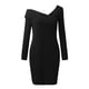 thumbnail image 4 of Gibobby Vestido sexy para fiesta Vestido de manga larga para mujer ajustado a la cadera de punto elegante casual un vestido de línea(Negro,CH), 4 of 5