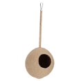 thumbnail image 2 of Nido de Pájaro, nido de cría de hámster, loro, cuerda de cáñamo trenzada, juguete escondite de coco Natural, 2 of 8