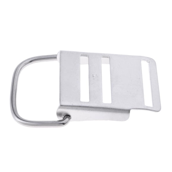 Correa de BCD de material acero Inoxidable Accesorio de Buceo con Hebilla de Leva de 2 "