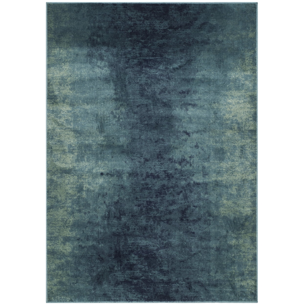 SAFAVIEH Vintage Olgica Distressed Abstract Area Rug, Turquoise/Multi, 5'3" x 7'6"