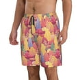 thumbnail image 2 of Naloa Colorful Autumn Forest Trees Men's Beach Shorts, Surfing shorts, Swim trunks, Quick Dry Swim Trunks for Surfing Beach Fun - X-Large, 2 of 9