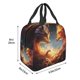 thumbnail image 3 of Easygdp Red And Gray Flame Fox Bolsa Térmica Premium - Tela Oxford Impermeable, Gran Capacidad, Bolsillo Frontal, Unisex para Trabajo, Escuela, Actividades al Aire Libre y Picnics, 3 of 8