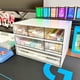 thumbnail image 4 of Organizador de computadora con 6 cajones, organizador de maquillaje, organizador de cosméticos de plástico, cajas de organización de baño, caja de almacenamiento de computadora (blanco), 4 of 9