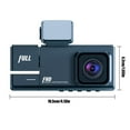thumbnail image 3 of RYRDWP 2-inch Display Screen High-definition 1080P Driving Recorder With Three Lenses Displaying The Same Parking Monitoring Loop Recording And Reverse Image In Car DV, 3 of 9