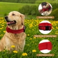 thumbnail image 2 of Unique Bargains Dog Collar for Large Dogs Adjustable Heavy Duty Collar with Handle Tactical Dog Collar Heavy Duty Dog Collar Red L, 2 of 7