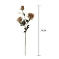thumbnail image 4 of Artificial Flower Home Decoration 3 Heads Dry Burnt Rose Artificial Flowers, 4 of 9