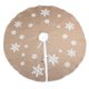 thumbnail image 1 of Christmas Tree Skirt, 121.9 cm, Snowflake Tree Skirt for Christmas Decorations, 1 of 4