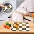 thumbnail image 4 of Ryvnso Checkered Plaid-a8 Dish Drying Mat for Kitchen Countertop 18x24 Large Dish Pad Drainer Rack Dish Sink Mats, 4 of 7