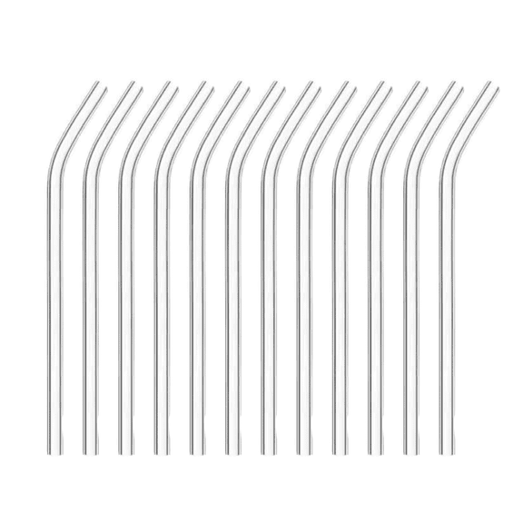 XIBUFE 2026 New Glass Straws,Impact Resistant Shatter Resistant Glass Straws,Stylish Ergonomic Drinking Straws,Comfortable Wide Diameter Reusable Straw for Every Drink
