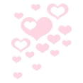 thumbnail image 1 of Acrílico Espejo Pared Pegatinas 14uds en 1 Juego Auto Adhesivo Removible Corazón Pared Calcomanías para Hogar Sala Habitación Oficina DIY Decoración (Rosa Oro), 1 of 6