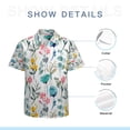 thumbnail image 7 of High Quality Hawaiian Shirts for Men Short Sleeve Aloha Beach Shirt Floral Summer Casual Button Down Shirts Blouses 7WXJMD, 7 of 7
