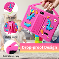 thumbnail image 5 of Veidoo 7 inch Android Tablets for Kids, 2GB RAM, 32GB ROM, iWawa Apps & Parent Controls, Safety Eye Protection Screen, Educational Games, WiFi, Dual Camera, Silicone Case (Pink), 5 of 6