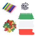 thumbnail image 3 of Kit de manualidades de Halloween para niños (24 piezas): Calabazas de espuma moldeadas. Navidad, 3 of 7