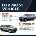thumbnail image 2 of Set of 3 Front Right Upper Control Arm Ball Joint-Wheel Hub Bearing Assembly-Shock Absorber For 1992-1994 GMC K1500 Suburban, 2 of 11