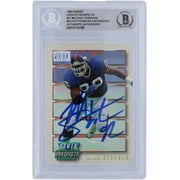 Michael Strahan New York Giants Autographed 1993 Pro Set Power Update Prospects #PP51 Beckett Fanatics Witnessed Authenticated Rookie Card - Fanatics Authentic Certified