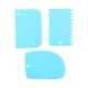 thumbnail image 1 of Juego de herramientas más suaves para raspar pasteles, combinación de herramientas de placa cortadora para alisar pasteles, raspador de glaseado para pasteles, 1 of 5