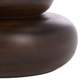 thumbnail image 7 of Safavieh Nube Modern Wood Round End Table, Dark Brown, 7 of 7