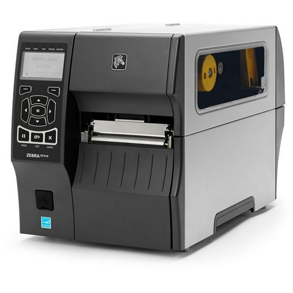 Restored Zebra ZT410 Industrial Barcode Label Printer  300 DPI - Rewinder, Thermal Transfer with USB, Bluetooth, Ethernet, Serial Connectivity Technology ZT41043-T410000Z (Refurbished)