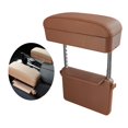 thumbnail image 4 of de la caja del reposabrazos del coche Protector del centro marrón Cola Caso del apoyabrazos del coche, 4 of 8