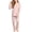 Pink, variant on Cethrio Girls' Pajama Sets Long Sleeve, 2 Piece Soft Fall Winter Girls' Sleepwear Pink Size 10-12