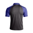 thumbnail image 7 of Fabrcox Mens Polo Shirts Short Sleeve Raglan Collared Golf Shirt Men Color Block Regular Fit Casual Workout Men's Athletic Shirts Blue XL, 7 of 7