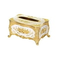 thumbnail image 3 of yuksok Creative Tissue Box Desktop Tissue Holder Decorative Holder Napkin Paper Storage White, 3 of 8