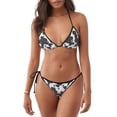 thumbnail image 1 of Fotbe Black And White Sheeps Traje de Baño para Mujer de Dos Piezas – Bikini Sexy de Tirantes Tipo Halter con Diseño Triangular, 1 of 6