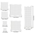 thumbnail image 2 of Toorise 7Pcs Acrylic Stamp Blocks Set with Grid Lines Wave Edge Clear Stamping Block Reusable Stamping Blocks Tools Smooth Surface Acrylic Stamp Block 7 Different Sizes, 2 of 10