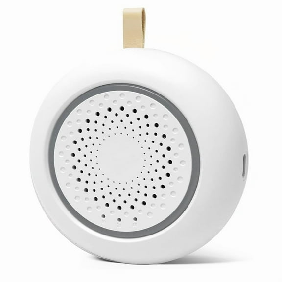 Portable Sound Machine, Nature Sound White Noise Sound Machine with Night Light for Sleep,Anxiety Relief,for Home Travel,1 * White noise meter 1 * Charging cable,White