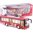 thumbnail image 1 of Tram Bus Modèle 1:50 en Alliage à Rétrofriction Double Section, Jouets pour Enfants avec Son et Lumière de Haute Qualité, 1 of 5