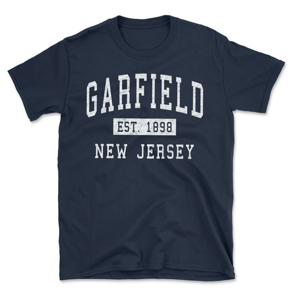 Garfield New Jersey Classic Established Men's Cotton T-Shirt