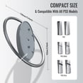thumbnail image 3 of JYS Support Vertical Universel pour PS5 Pro/PS5 Slim - Base Circulaire en Métal Robuste pour Tous les Modèles PlayStation 5 (Disque/numérique), Support Vertical Stable pour Console, 3 of 9