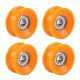 thumbnail image 2 of 4Pcs 6X30X13mm Plastic Coated Sealed Bearings Steel 606ZZ Deep U Groove Guide Pulley Rail Ball Rolling Bearing Wheel, 2 of 5